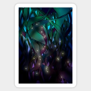 Nocturne (with Fireflies) Sticker